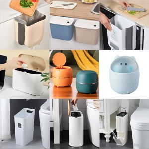 Quality Household Plastic Trash Bin 12L Plastic Garbage Can Customized Logo for sale