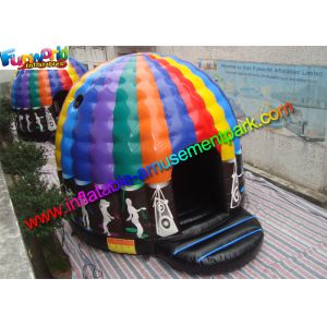 Crazy Air Music Commercial Bouncy Castles For Dancing Customized