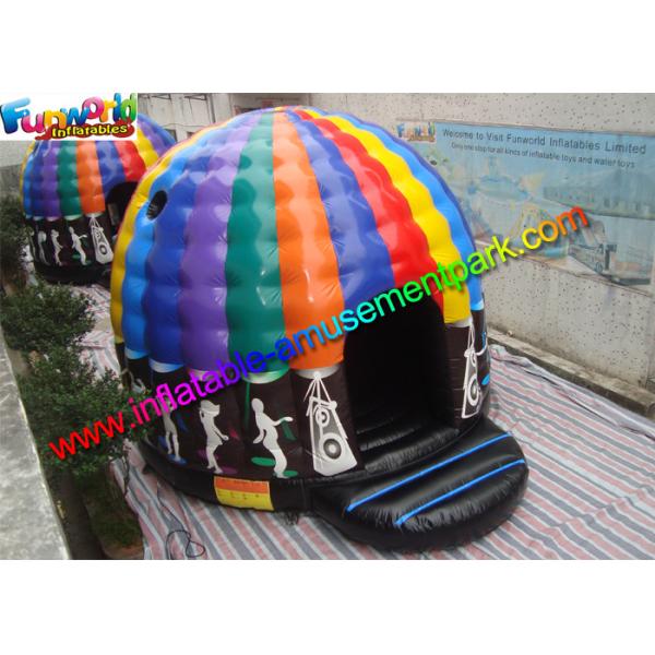 Buy Crazy Air Music Commercial Bouncy Castles For Dancing Customized at wholesale prices