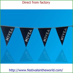 Quality triangle pennant flags for party for sale