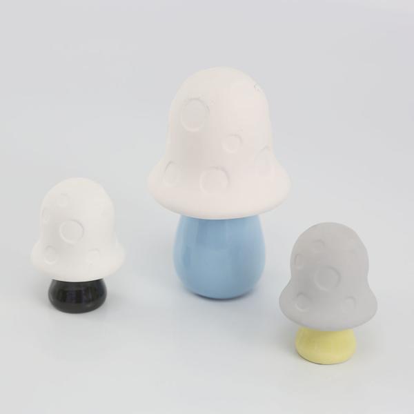 Buy Customized Mushroom Style Ceramic Scent Diffuser With Natural Fragrance Oil at wholesale prices