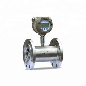 China Liquid nitrogen gas smart turbine flow meter on sale