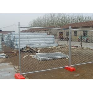 Easily Assembled Portable Chain Link Fence With Low Carbon Steel Wire Material