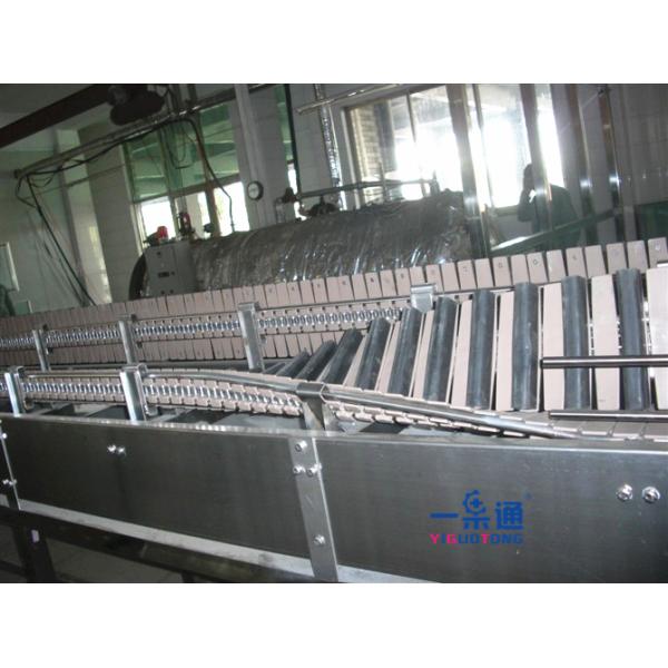 Pour Bottle Ultra High Temperature Sterilization , Beverage Industrial Bottle Sterilizer Sealed By Hot Irrigation