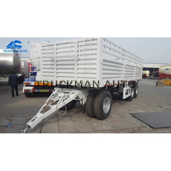 Fence Side Wall Full Trailer Truck 40-60 Tons Oversize 7500*2500*3000mm
