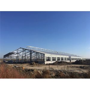 Q235B Prefabricated Steel Structure Cattle Farm Building
