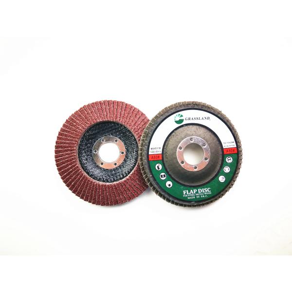 Buy T29 Aluminum Oxide Cloth 115mm 80 Grit Flap Disc Wheel at wholesale prices