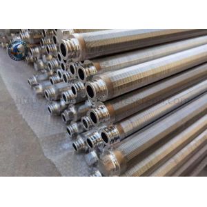 Anti Alkali Wire Wrapped Water Pipe Screen Stainless Steel