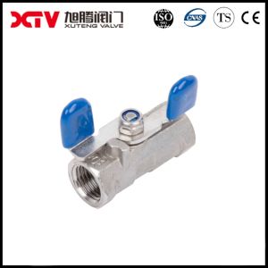 Stainless Steel Manual Threaded 1-Piece Floating Ball Valve for Customization