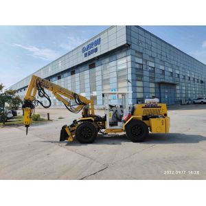 Scaling Jumbo Mining Crushing Rock Drill Chiseling Vehicle Underground Vehicle