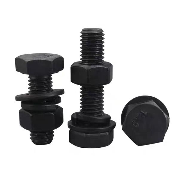 Buy MM10-MM500 Plain Finish Hex Head Bolts Nuts and Washers from Handan DIN933 DIN931 at wholesale prices