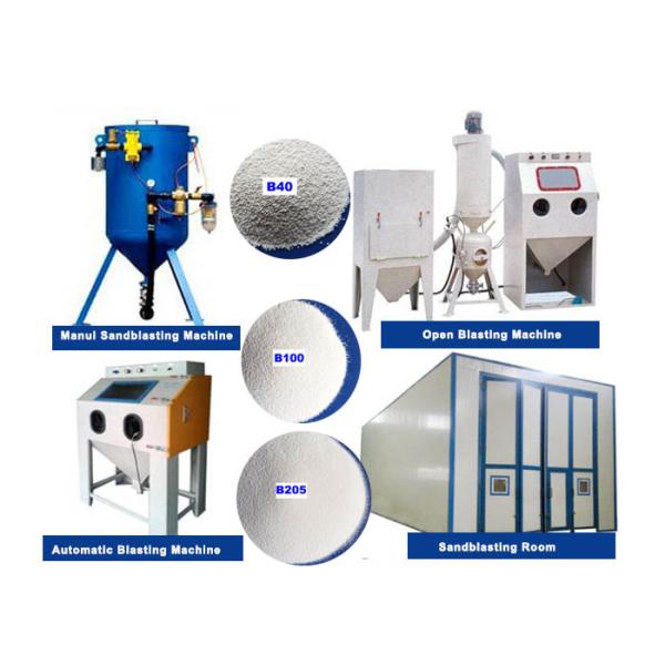 B100 B120 B150 B170 B205 Ceramic Bead Abrasive For Medical Equipments