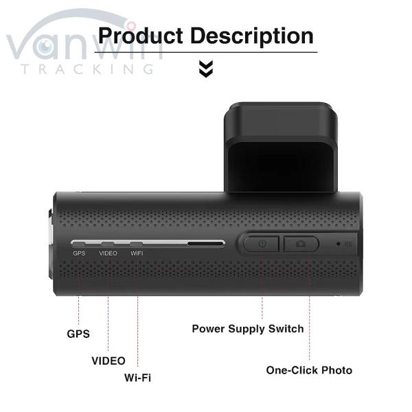 Night Vision High-Definition 4K Driving Recorder Mini Car Camera Supports WiFi And GPS