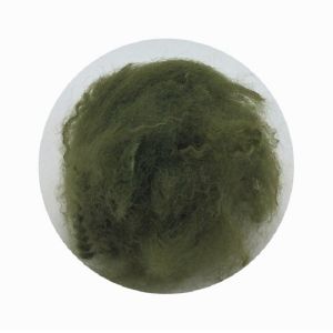 Dope Dyed Regenerated Polyester Fiber Virgin Grade Length 25mm-102mm