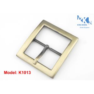 Square Simple Belt Buckles , Replacement Belt Buckle Anti - Brass Color