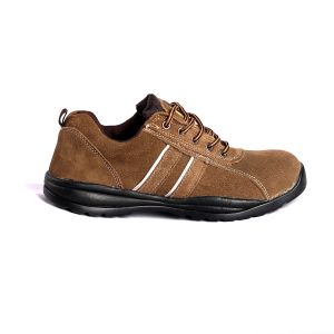 Unisex Protective Shoes With Low Top Crafted From Genuine Leather