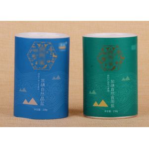 Twist Lid Resealable Paper Tube Packaging for Flavours