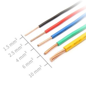 China Single Core Copper Electrical Wires 1.5mm 2.5mm 4mm 6mm with Solid Conductor THW THHN on sale