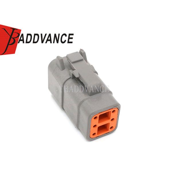 DTM06-6S ATM06-6S Deutsch Automotive Connectors 6 Way Female With Wedgelock / Terminals