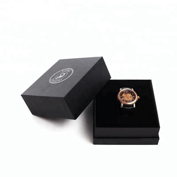 Buy Elegant cardboard paper luxury watch box for watch packing at wholesale prices