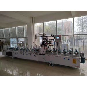 Pur Hot Melt MDF Wood Profile Wrapping Machines for Aluminum/ Wpc /upvc /pvc