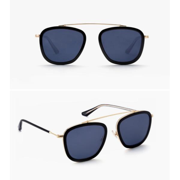 Unisex Metal Fashion Sunglasses lightweight eyewear accessories for Summer Show UV 400 Blue Lens Protection