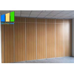 Customized Aluminum Melamine Folding Removable Partition Walls For Hotel