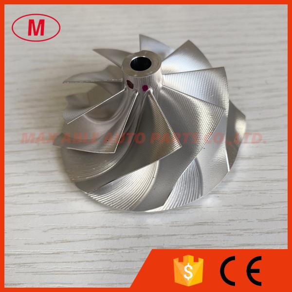 reverse 54.28/67.40mm 9+0 Blades point milling turbo aluminum 2618/billet compressor wheel bore:6.35mm
