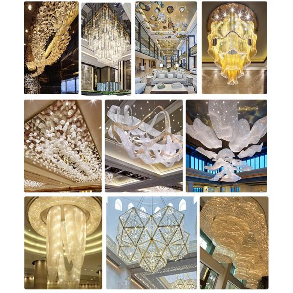 JYLIGHTING custom good price ceiling plate for pendant light large glass tile lighting Project customization for hotel