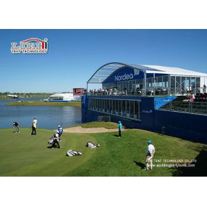 800 People Withe/ Blue Double Decker Tents with Aluminum Frame For High-class