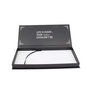 Luxury Cardboard Eyelash Packing Box With Hot Stamping