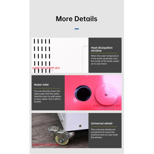 Industrial High Pressure Steam Car Washer Machine for Car Washing Shop and Customer's Request