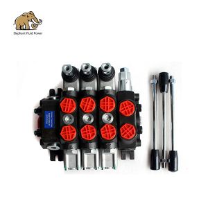 DCV60 3 Spool Hydraulic Spool Valve Monoblock Anti Cavitation