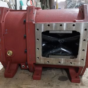 China Practical 90-450KW Rotary Lobe Pump Solids Resistant EPDM Rubber on sale