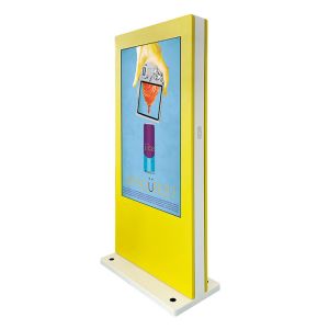 55'' Outdoor Floor Standing Digital Sinage Kiosk Advertising Display Billboard