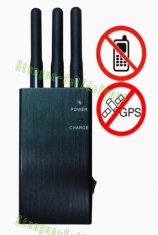 Quality 808HE1 Portable GSM+GPS cell phone signal jammer/blocker for sale