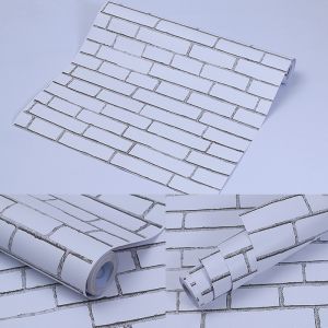 Quality 3d Brick Wallpaper PVC Vinyl Adhesive Wall Paper Wall Stickers Fashionable Design for sale
