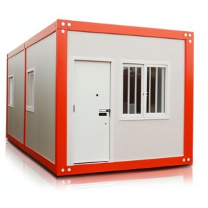 White Detachable Container House Steel Frame Modular Container Homes