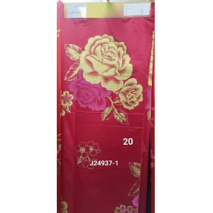 100% Polyester 70g-100g Printed Mattress Fabric Gold Powder Design