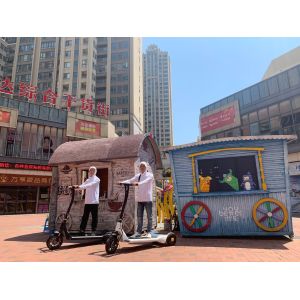 36V Lithium Battery Alu Alloy Foldable 3 Wheel Scooter