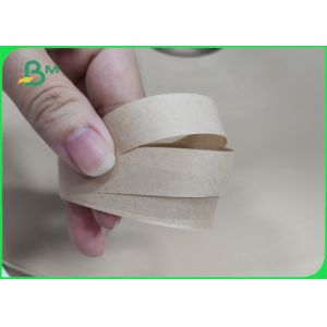 Biodegradable Kraft Paper Straws Materials 60gsm Brown Kraft Paper Rolls