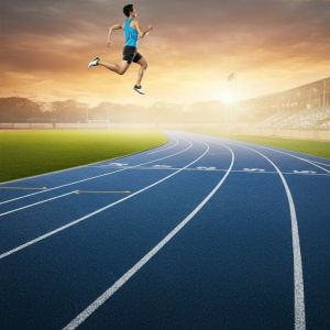 13mm Polyurethane IAAF Running Track For Superb Performances