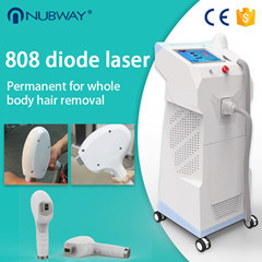 808nm Diode Laser Hair Removal Machine with 1800W, 70J/c㎡ output power,400ms