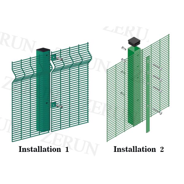 anti-climbing fence clearvu 358 security fence,low price invisible security pvc coated clearvu 358 fence