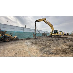 BVEM Vibro Compaction Piling hydraulic vibroflot excavator equipped sharing