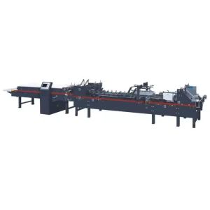 Automatic Straight Line Side-Glue Paper Box Folder Gluer Machine 600X For Cardboard And Carton Paper Box