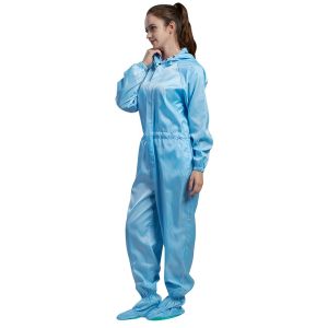 H-1123 ESD Safety Coverall 98% Polyester 2% Conductive Fiber