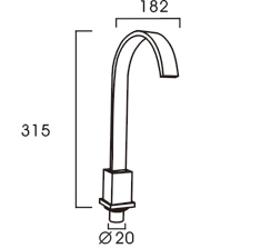 bathtub Faucet /bathtub taps/waterfall AHA-13