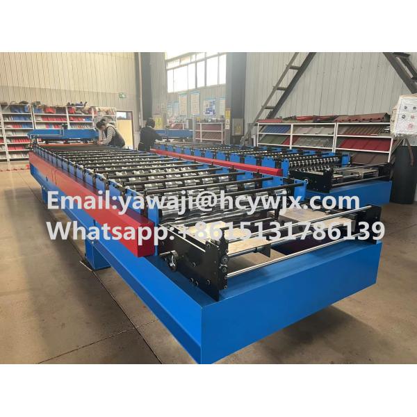 High Speed Step Tile Roof Roll Forming Machinery
