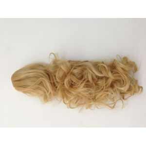 China 24 Inches Synthetic Hair Pieces Pink Claw Clip Ponytail Hairpieces on sale